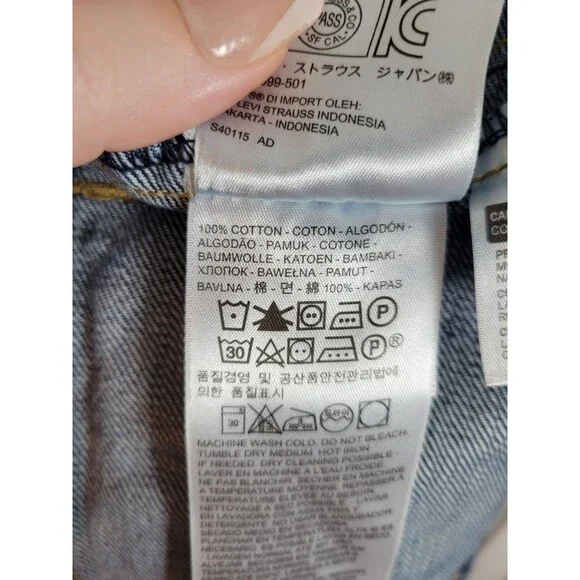 Levi's Womens Denim Jean Jacket Size M - Picture 7 of 8